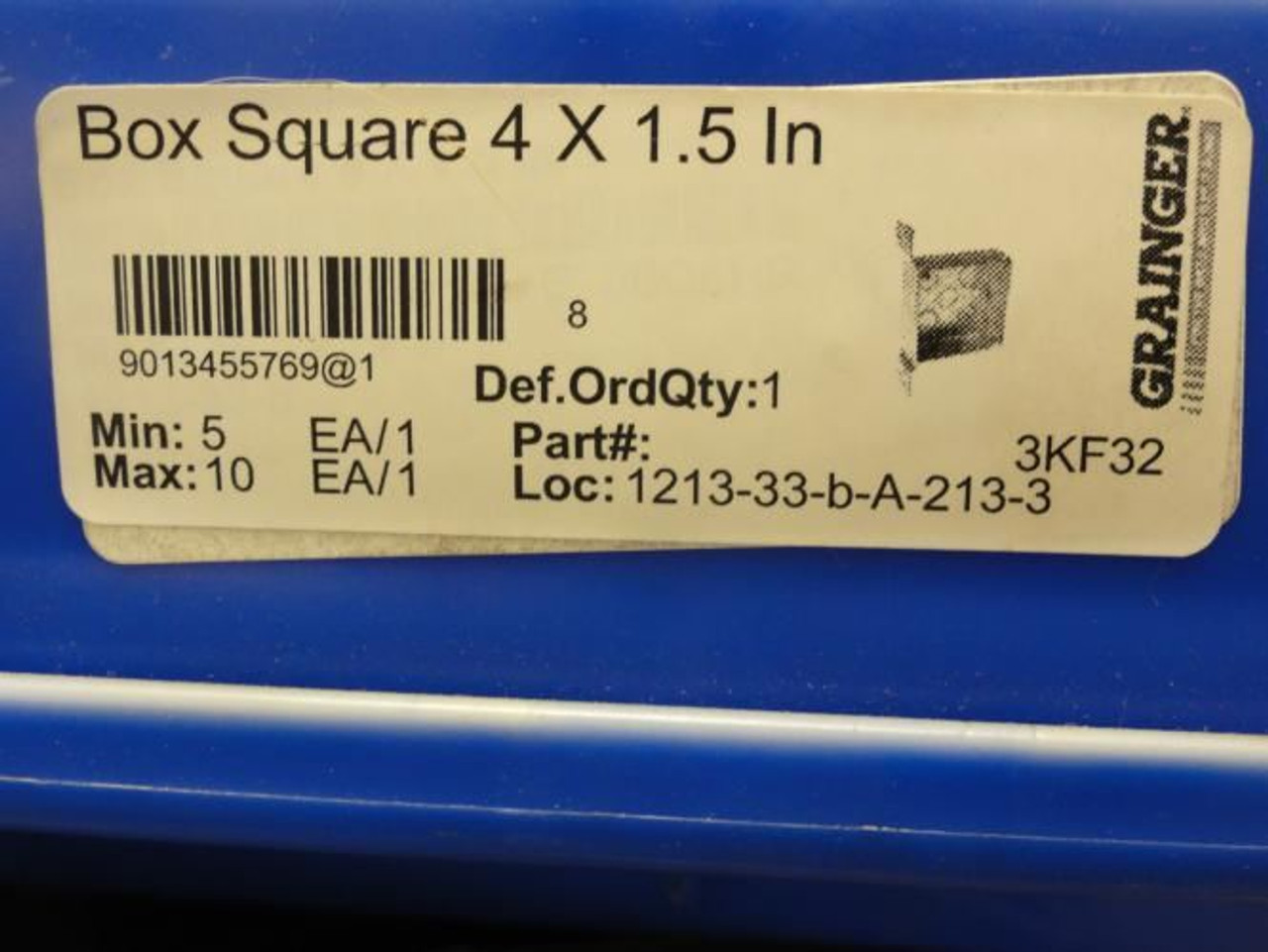 Industry-Std 3KF32; Electrical Box; 1-1/2" Deep x 4" Wide