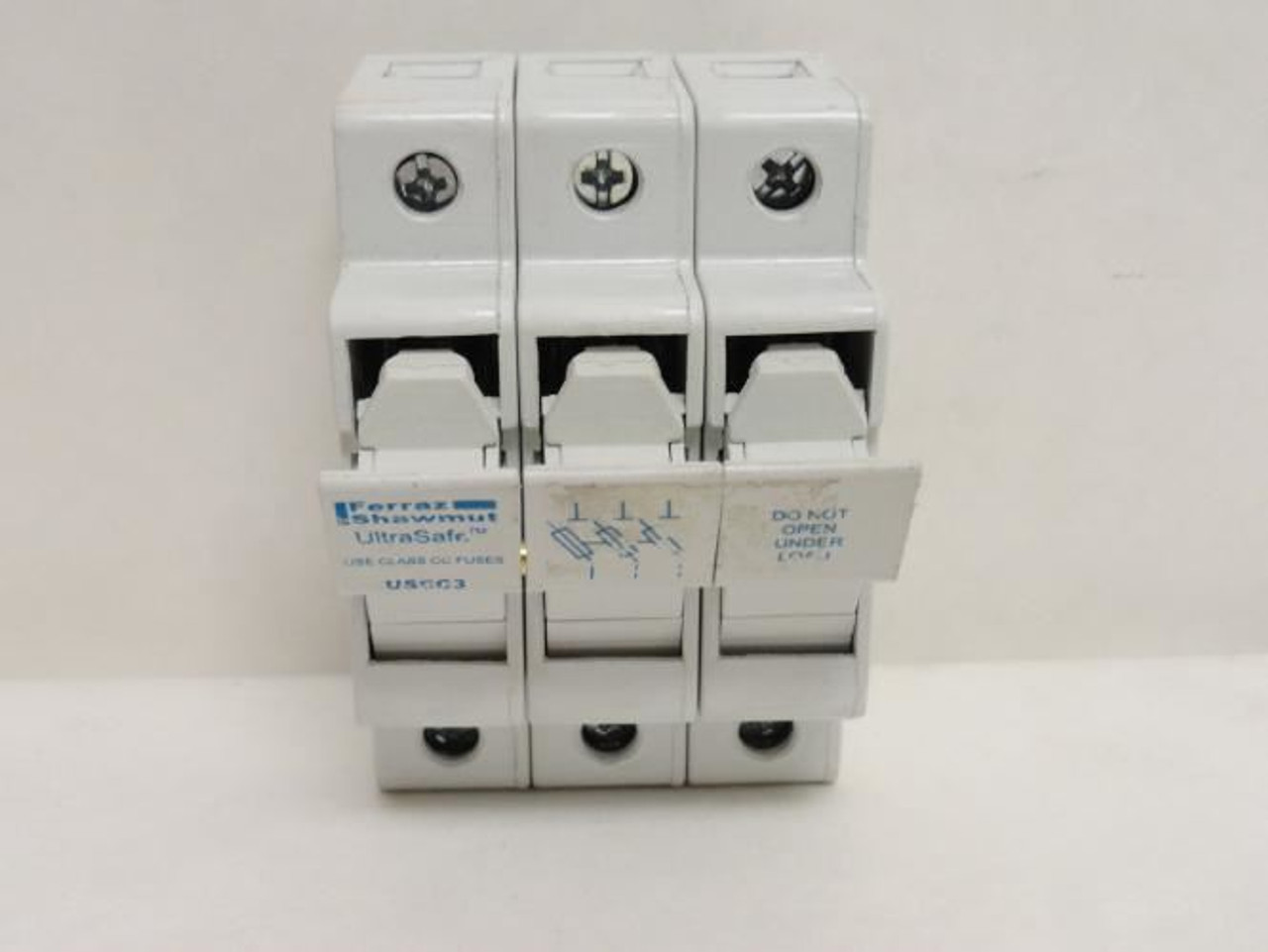 Ferraz USCC3; Fuse Holder; 30A; 3P; 600VAC/DC; 20kA