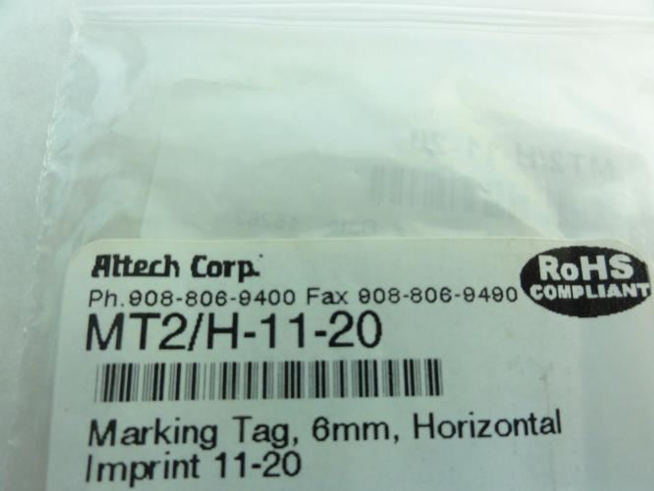 Altech MT2/H-11-20; Lot-5 Marking Tags; Nos 11-20