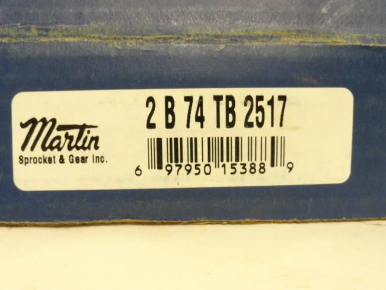 Martin 2B 74 TB 2517; Bushed V-Belt Pulley 2Gr A/B Section Size