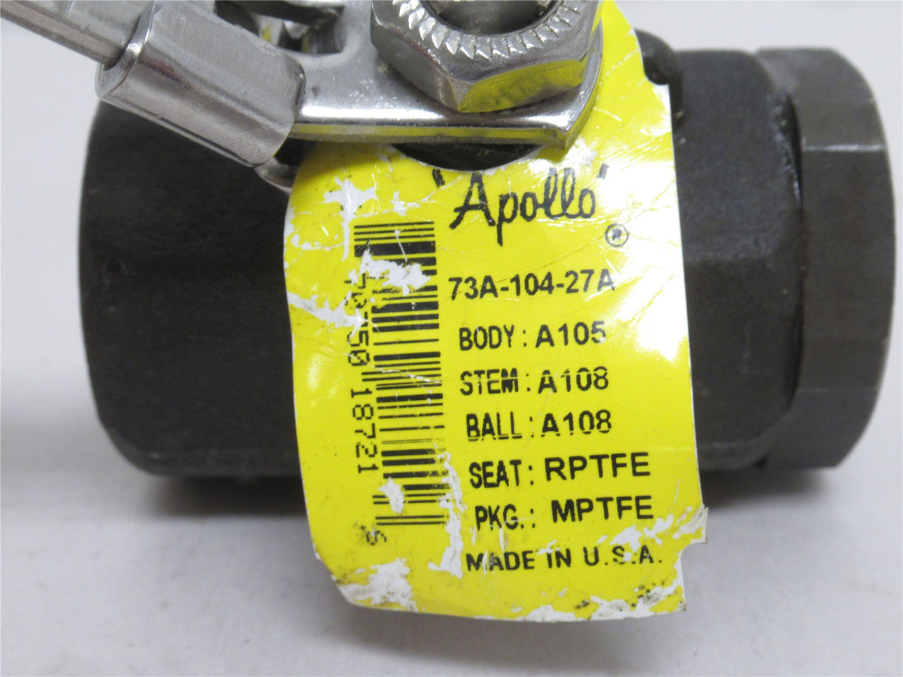 Apollo 73A-104-27A; Steel Fire Safe Ball Valve 3/4NPT; 2000PSI