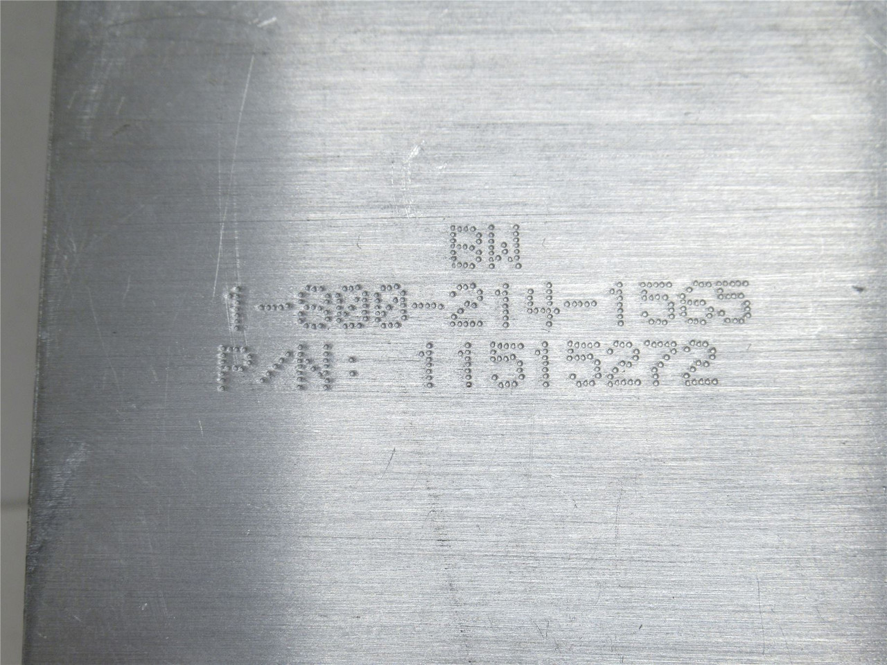 BW Systems 11515272; Solenoid Manifold Block; Aluminum