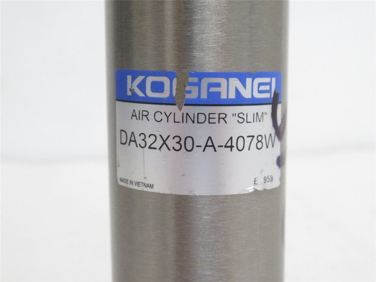 Koganei DA32X30-A-4078W; Air Cylinder; SS; 32mm ID x 30mm Stk