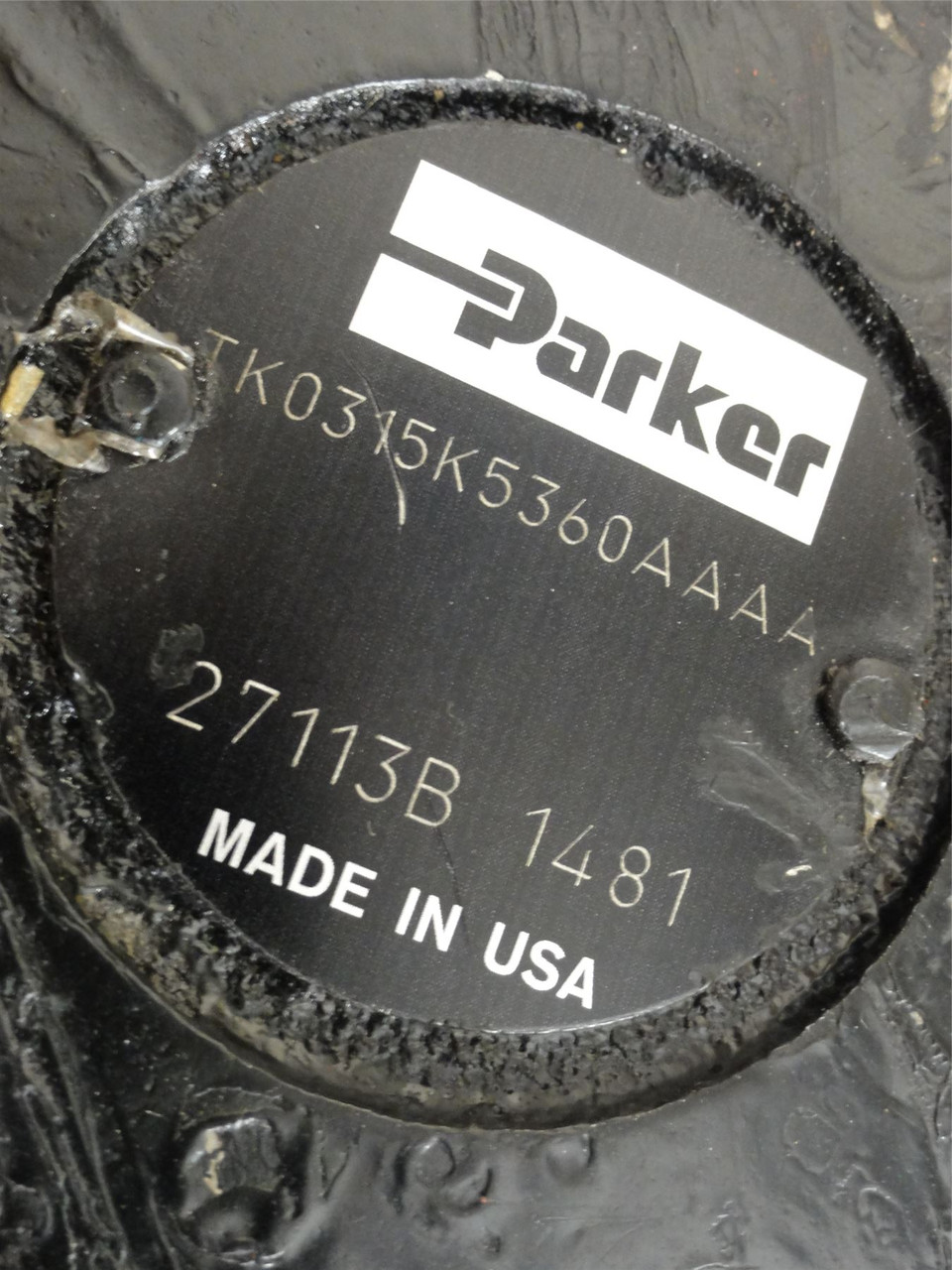 Parker TK0315K5360AAAA; Hydraulic Motor; Shaft 1.5"ODx1"L