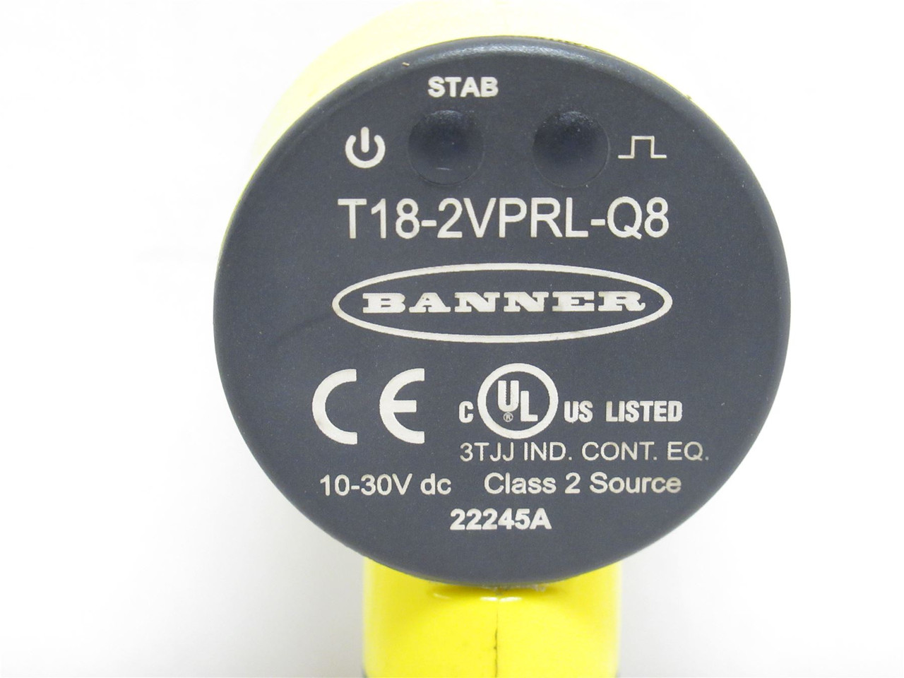 Banner T18-2VPRL-Q8; Photo Sensor Receiver; 10-30VDC; PNP