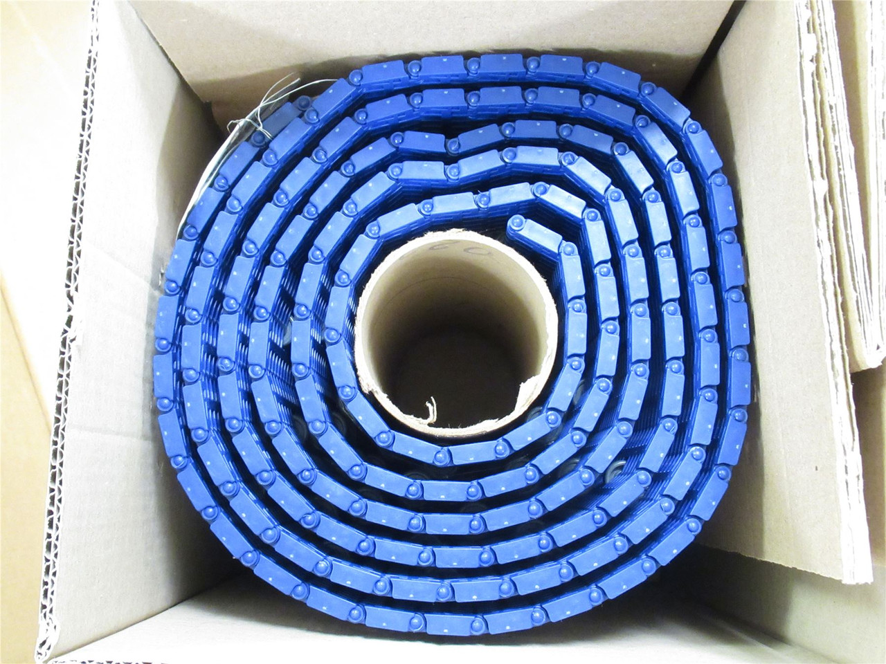 Intralox 53915141; Flush Grid Acetal Blue Belt; 13.9"Wx28ft