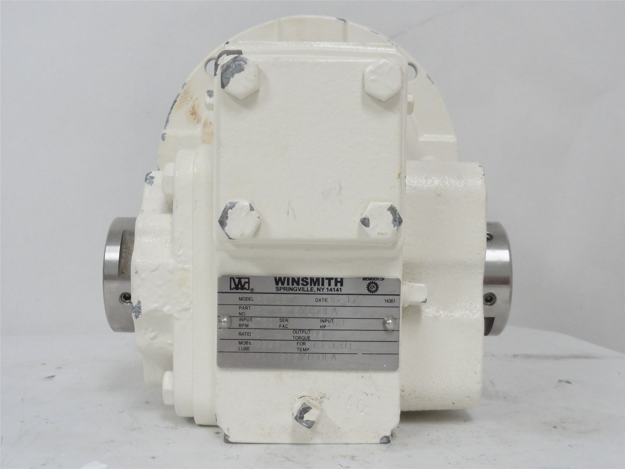 Winsmith E20MDSM; Gearbox; 0.68HP; 1750RPM; Ratio: 40