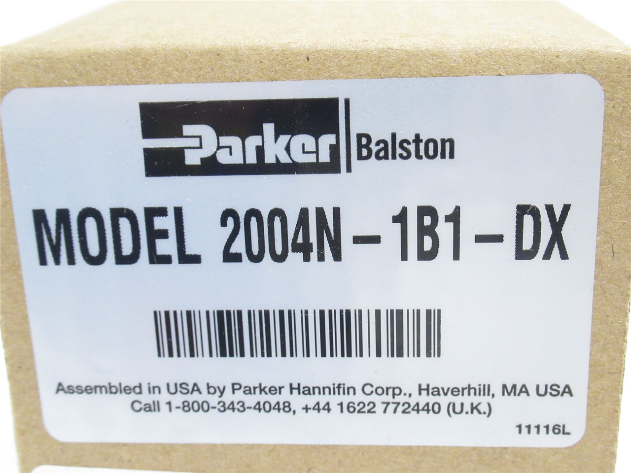 Parker 2004N-1B1-DX; Compressed Air Filter; 63CFM; 250PSI