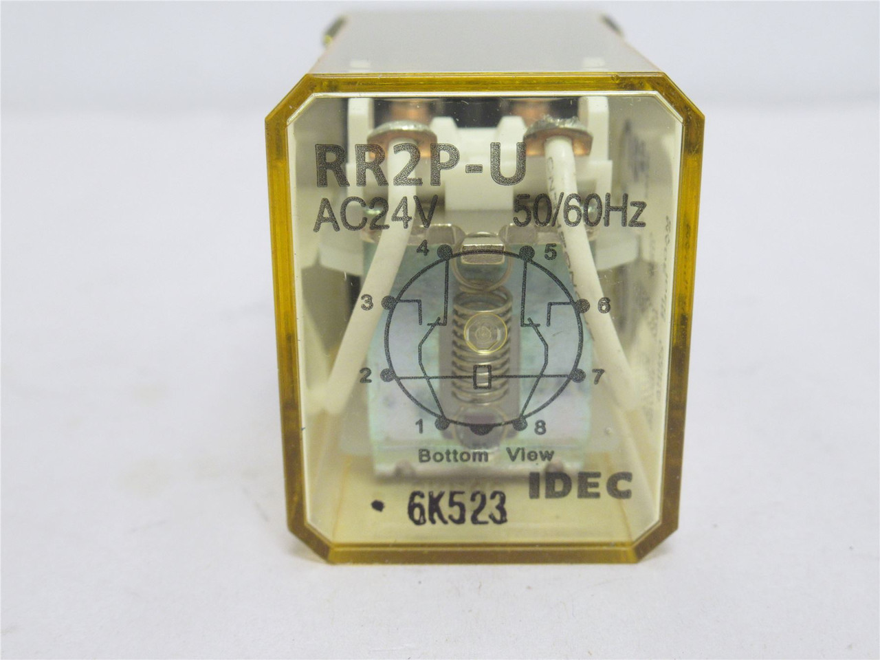 Idec RR2P-UAC24V; Power Relay; 120-240VAC; 10A; 24VAC Coil