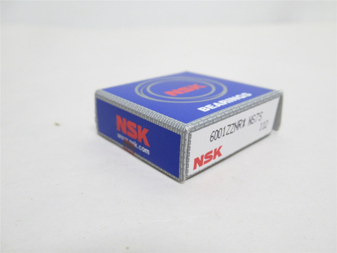 NSK 6001ZZ; Ball Bearing; 12mmID x 28mmOD x 8mm Width