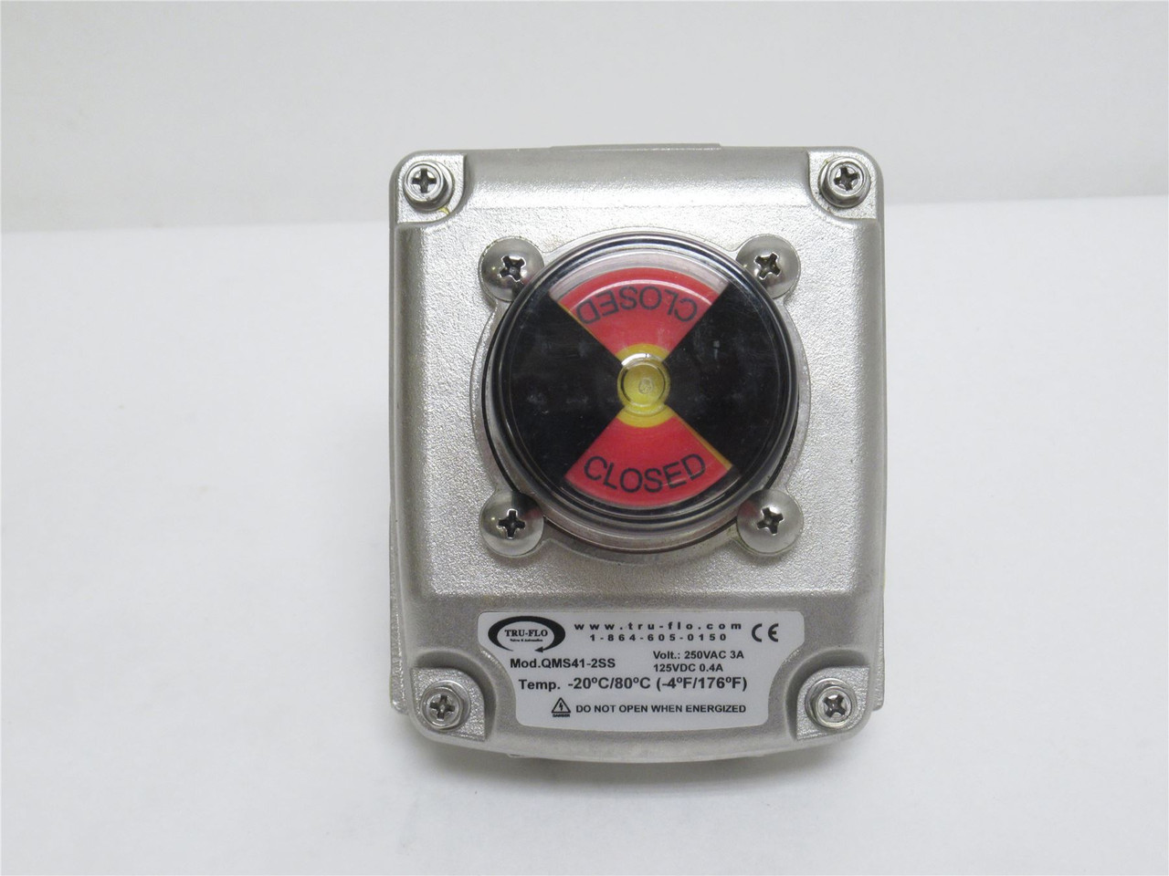 Tru-Flo QMS41-2SS; Limit Switch Box; 250VAC125/VDC; 3A