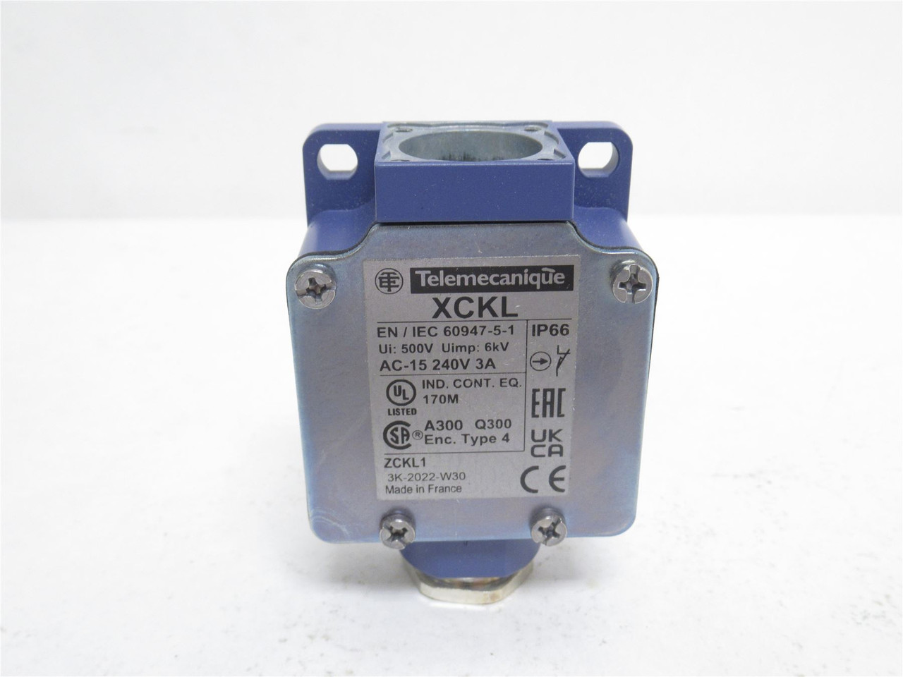 Telemecanique ZCKL1; Limit Switch Body; 3A; 240VAC