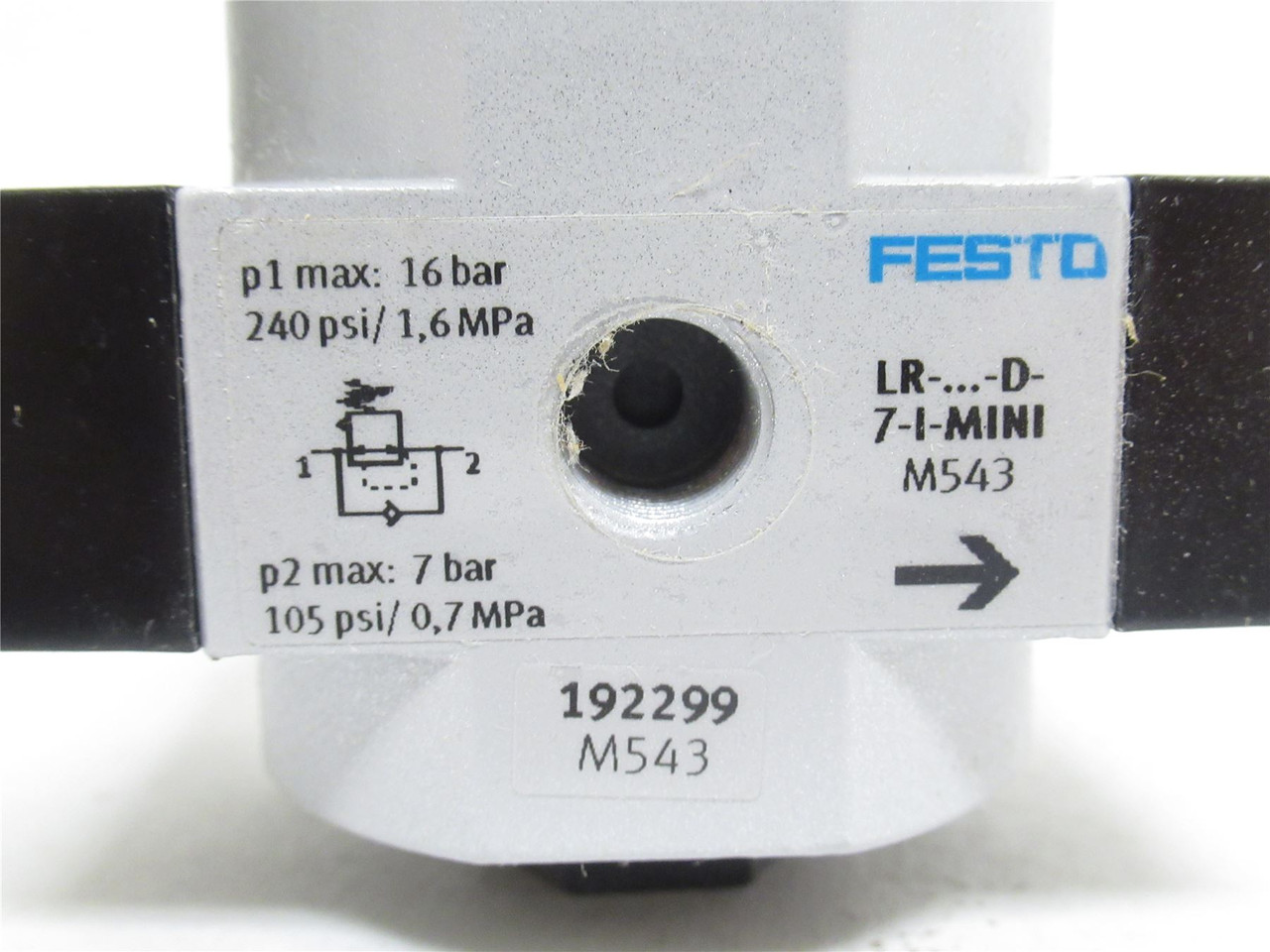 Festo LR-1/8-D-7-I-MINI; Pressure Regulator 192299; 240PSI