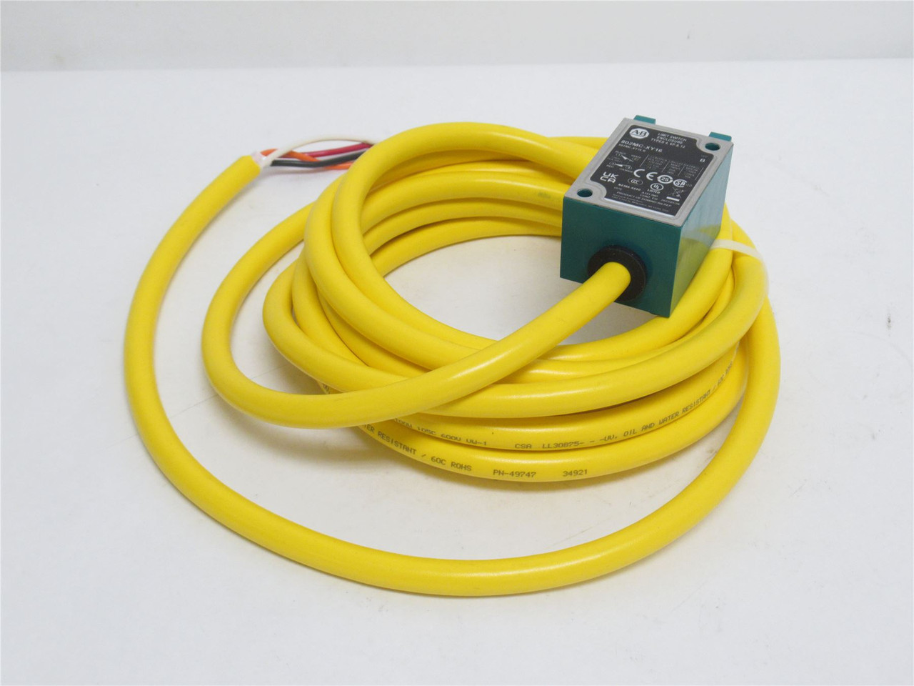 Allen-Bradley 802MC-XY16; Wired Limit Switch 60A; 600VAC