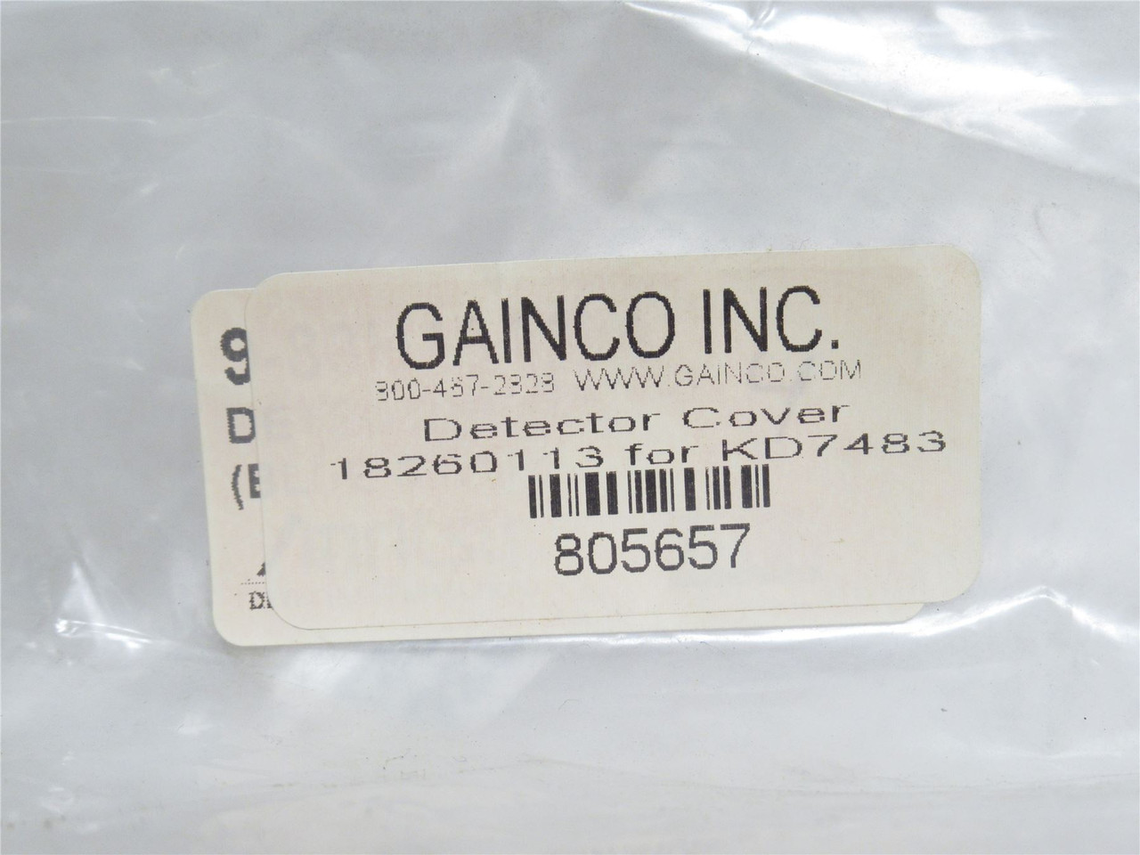 Gainco 805657; Detector Cover;18260113