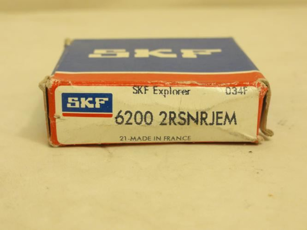 SKF 6200-2RSNRJEM; Ball Bearing; 10mm ID x 30mm OD x 9mm Wide