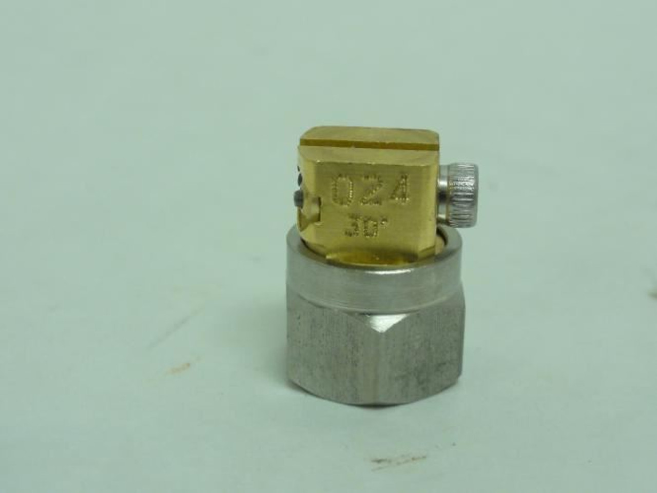 Marel CN1728; Spray Nozzle; SS/Brass 0.24" Orifice; 90Deg