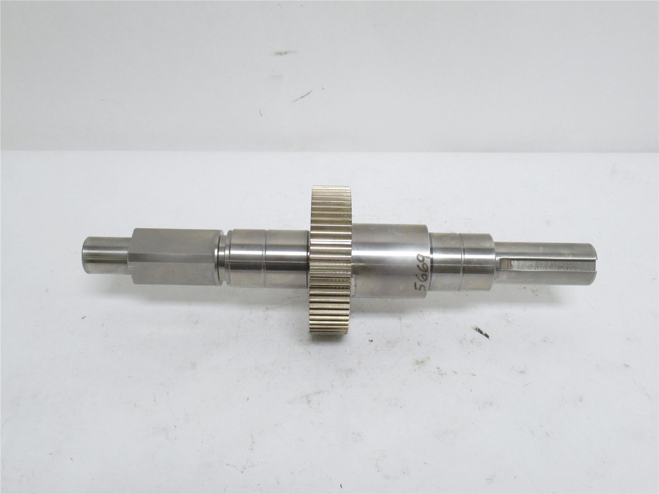SPX 03AP225669; APV Long Gear Shaft; Steel; 12" Long