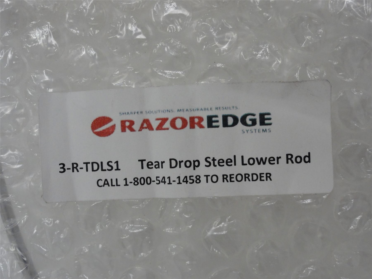Razor Edge Systems 3-R-TDLS1; Tear Drop Steel Lower Rod