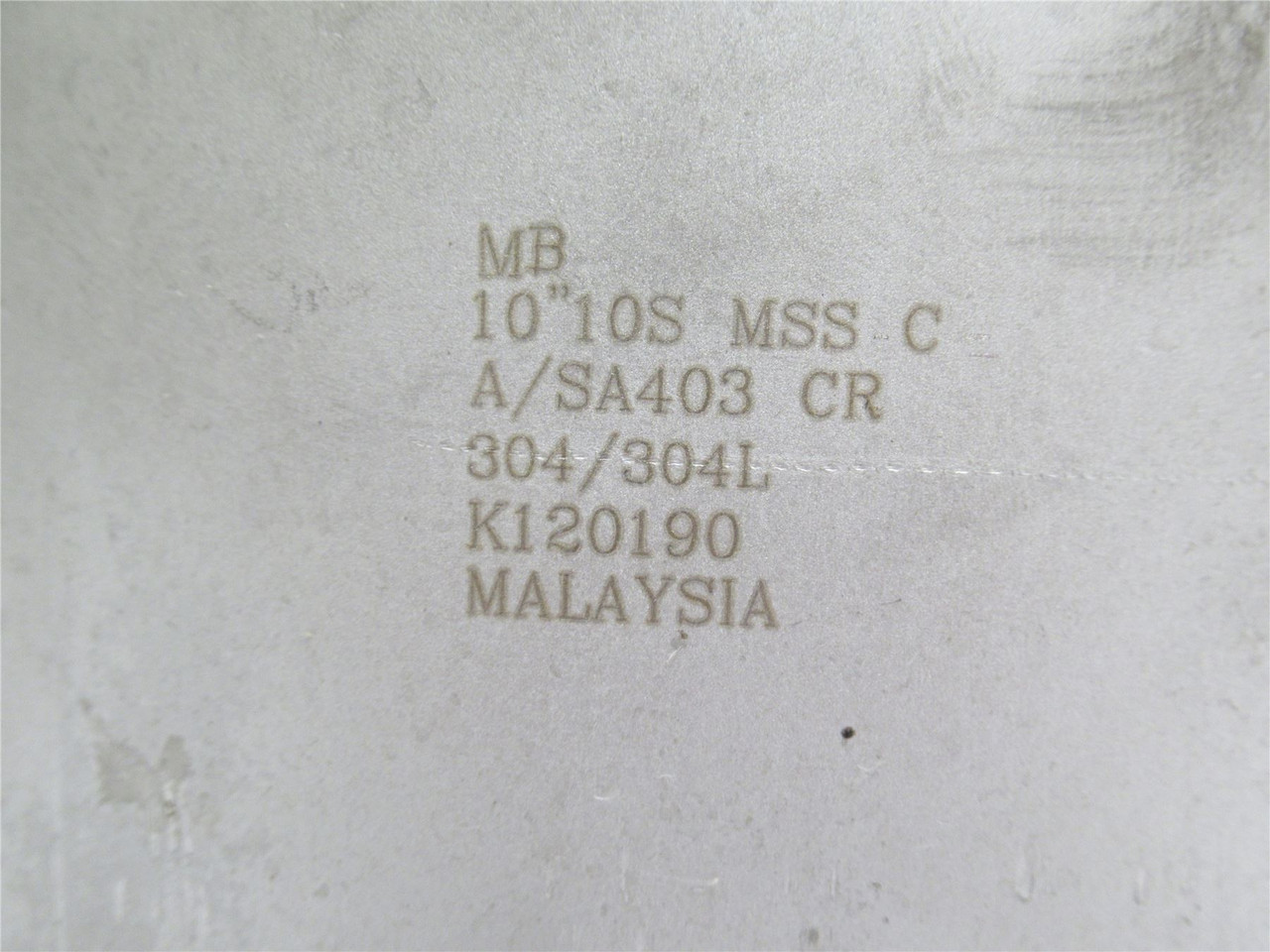 Merit Brass K120190; Bearing Spacer; 10";  SS-304; 10-3/8"ID