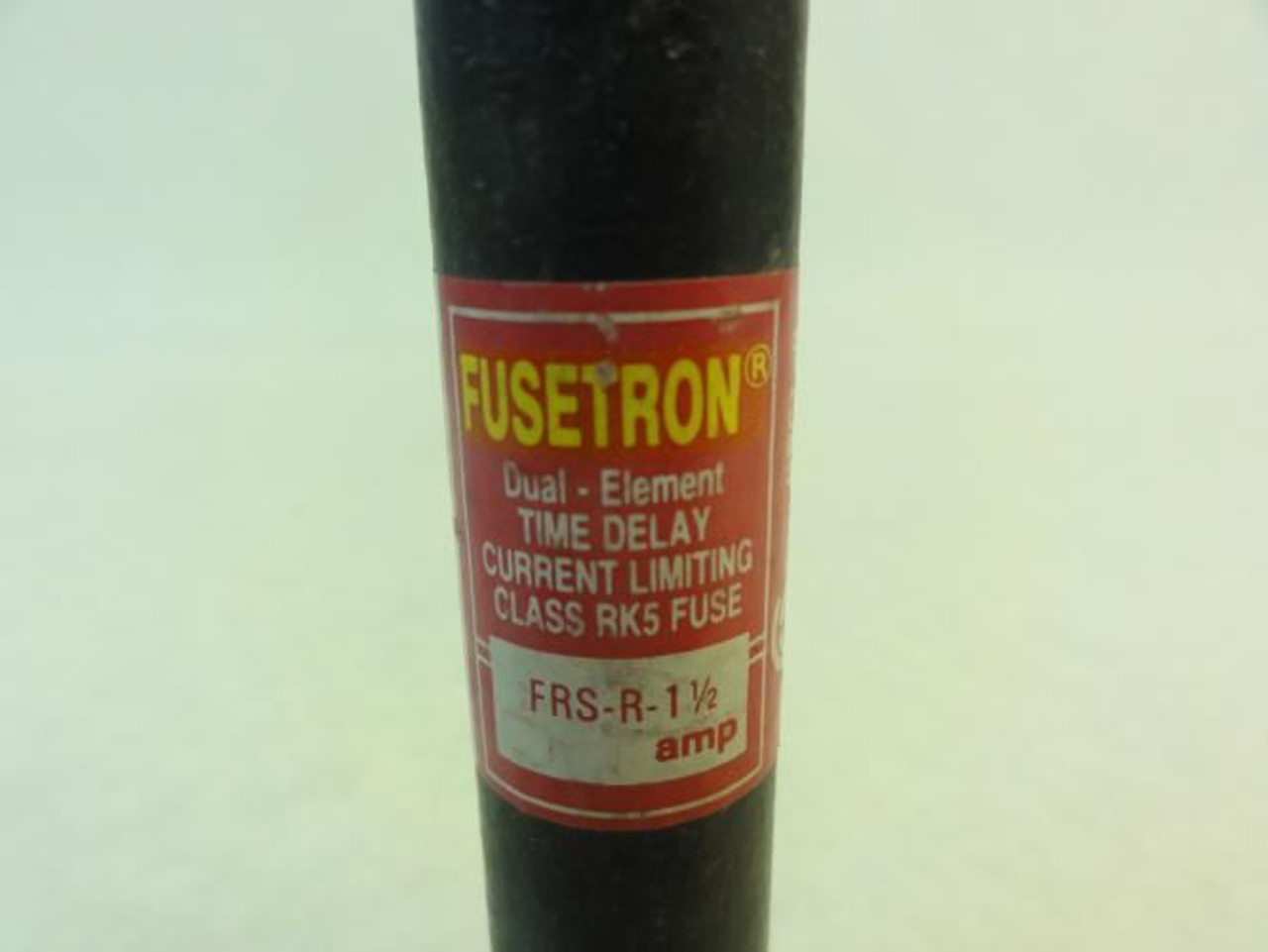 Fusetron FRS-R-1-1/2; Time Delay Fuse; 1-1/2A; 600V