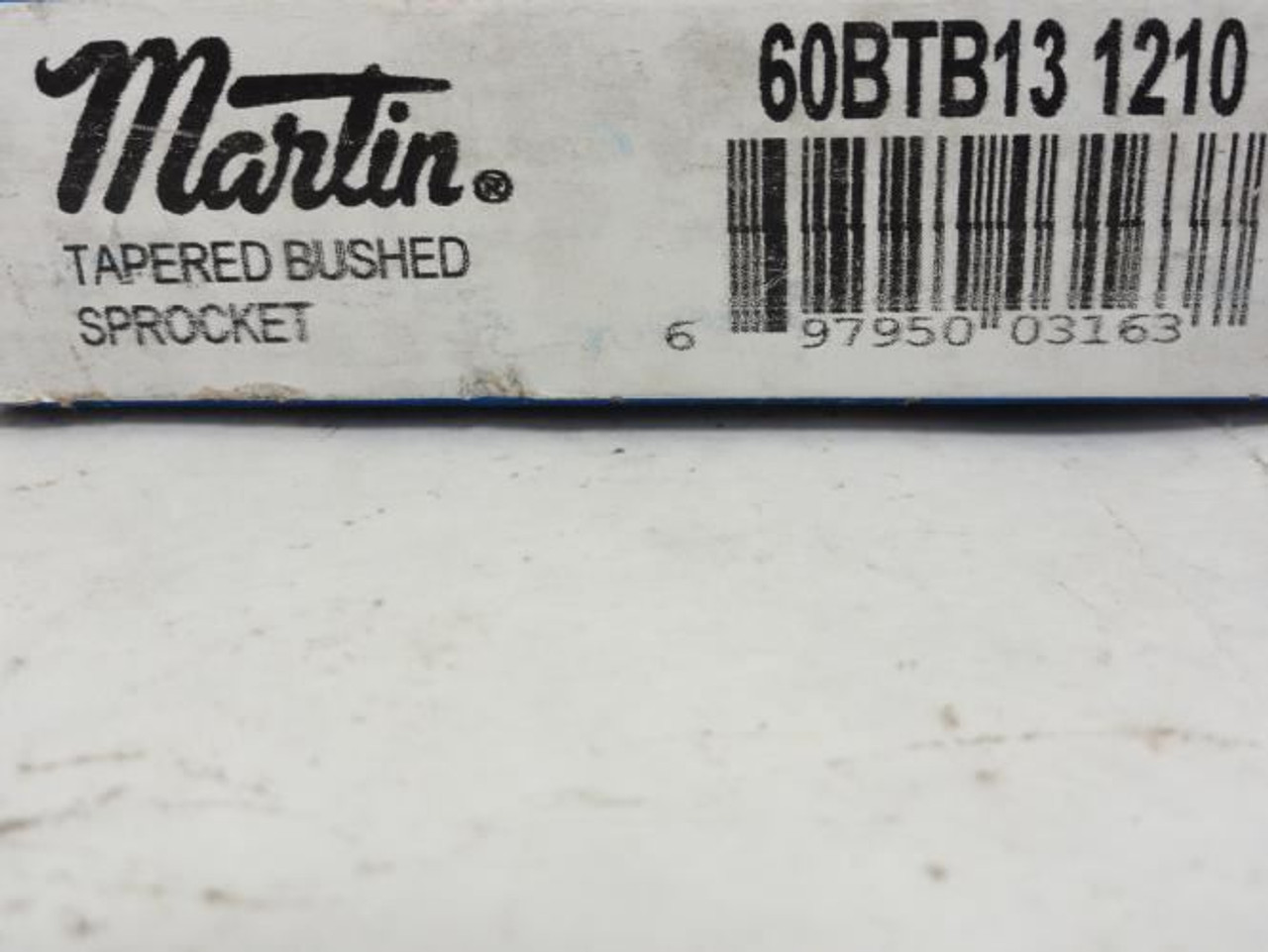 Martin 60BTB13-1210; Bushed Sprocket # 60; 13Teeth