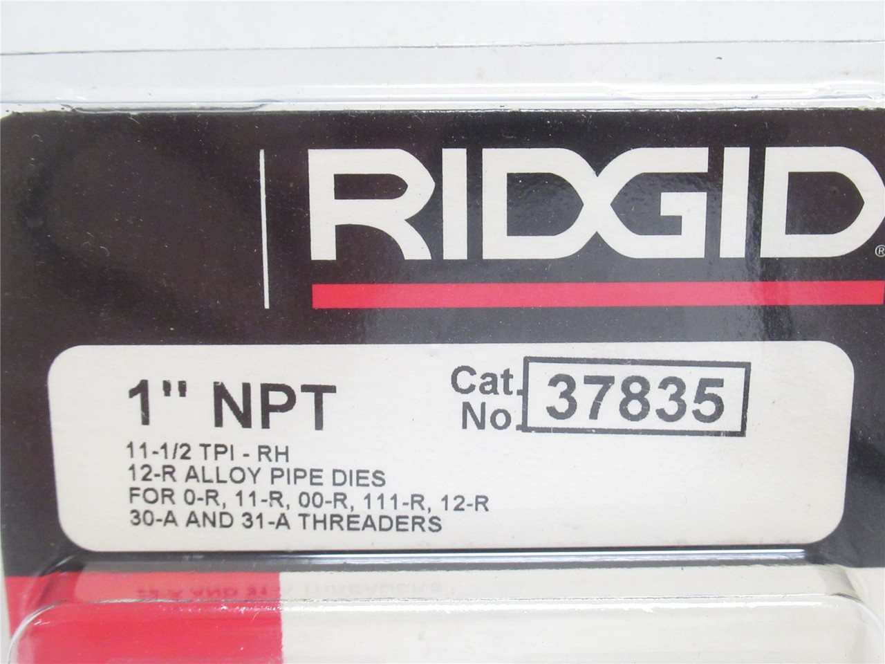 Rigid 37835; Set-4; Replacement Pipe Dies; 3/4NPT; Right Hand
