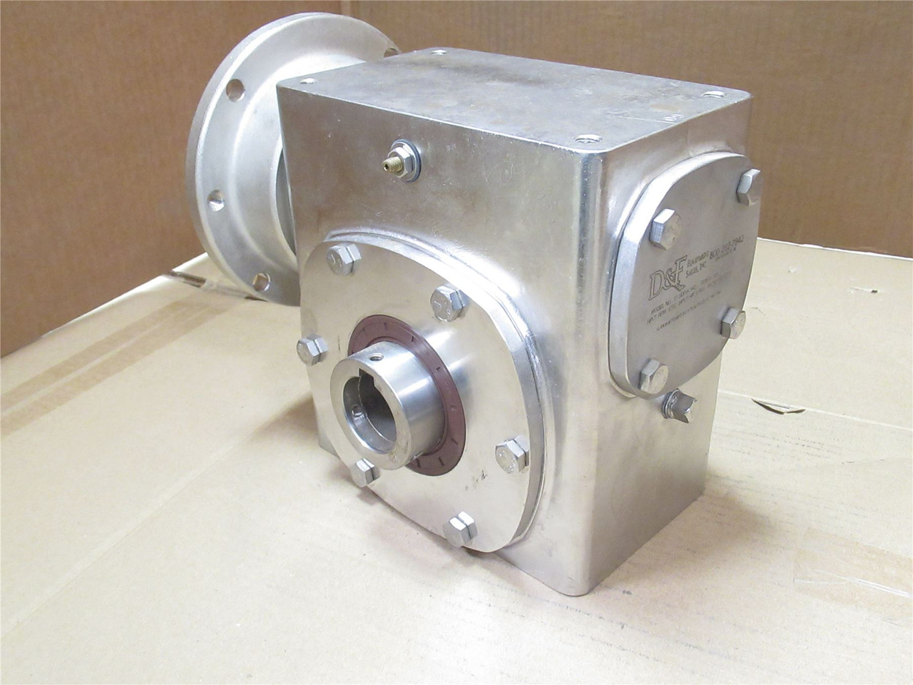 Sterling 37.SDF6K142; Gearbox; SS; RA; Ratio 60:1; 1750RPM In