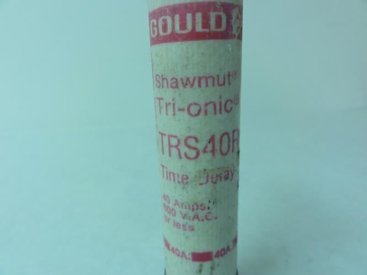 Shawmut TRS40R; Tri-onic Fuse; 40A; 600VAC; Time-Delay
