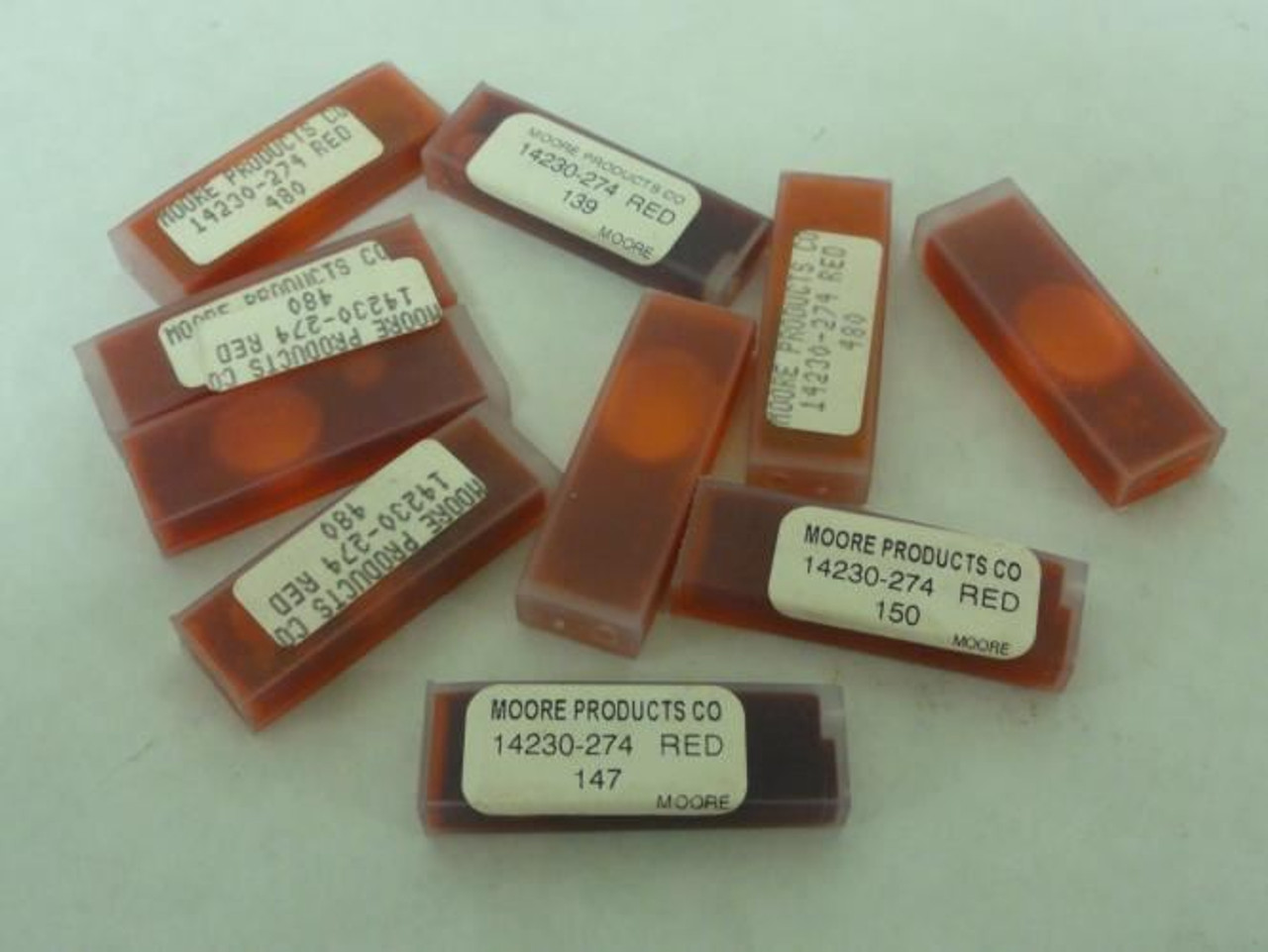 Moore 14230-274; LOT-10 Ink Cartridge; Red