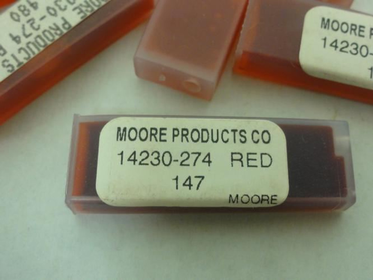Moore 14230-274; LOT-10 Ink Cartridge; Red