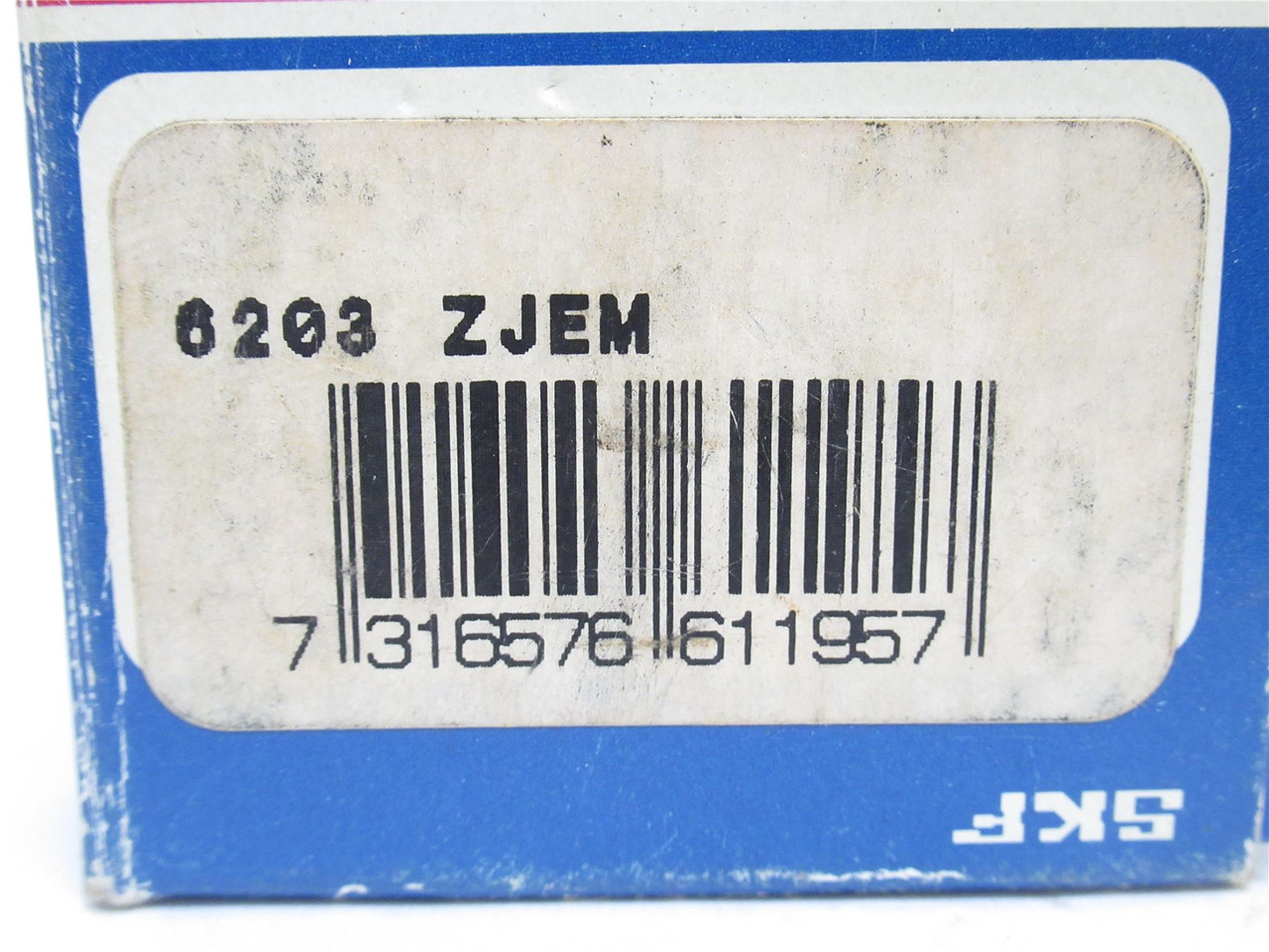 SKF 6203-ZJEM; Ball Bearing; 17mmID x 40mmOD x 12mm Wide