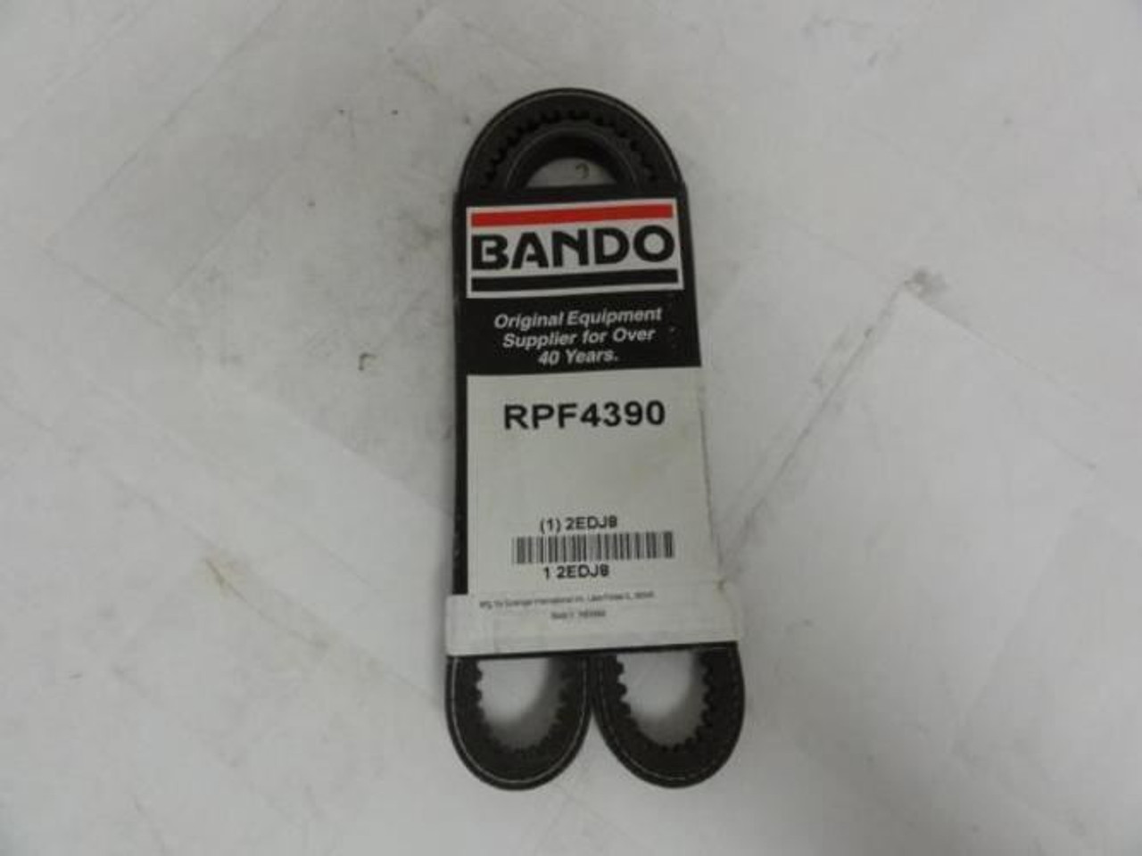 Bando 2EDJ8; Auto V-Belt; Industry Number RPF4390