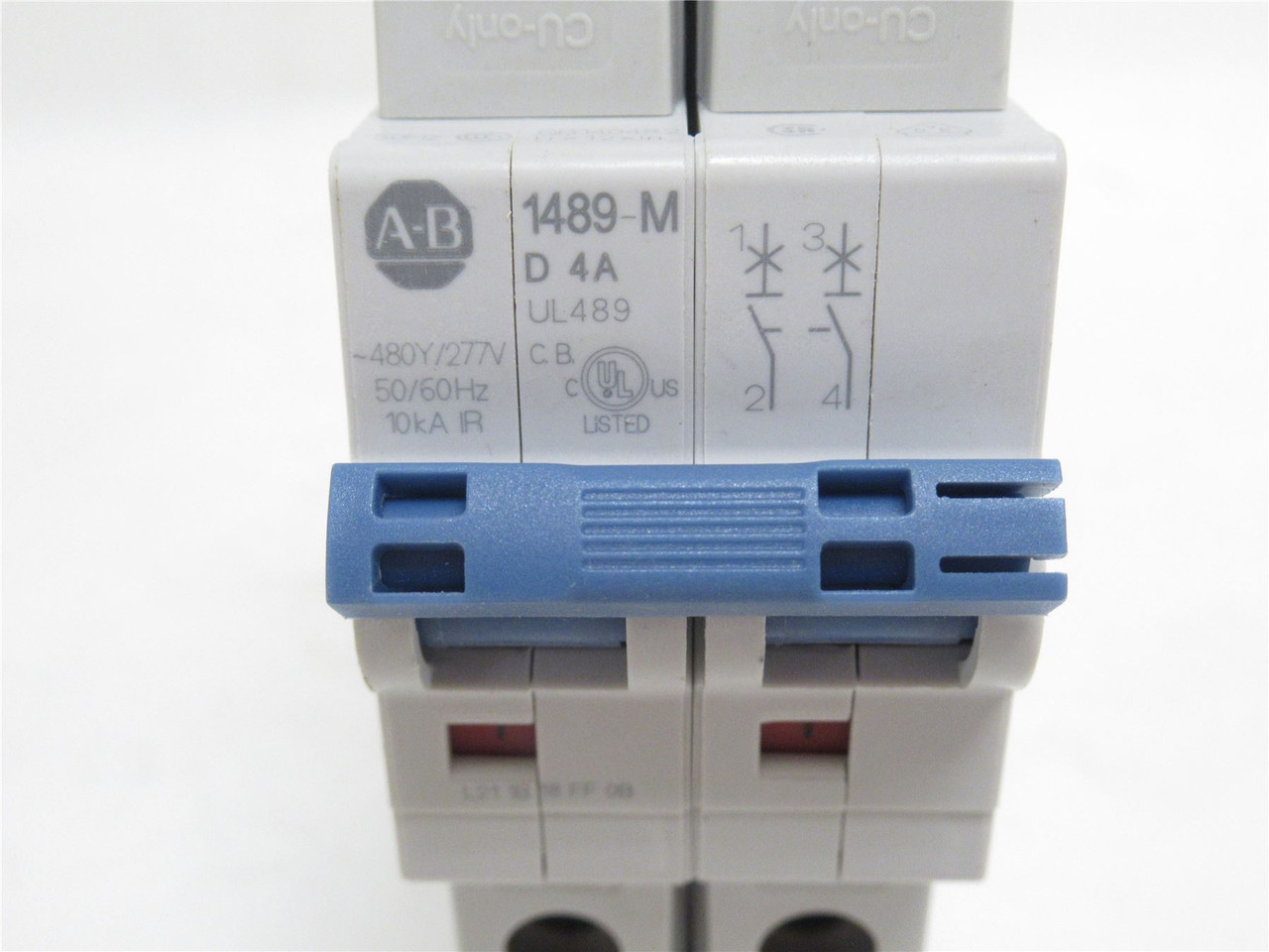 Allen-Bradley 1489-M2D040; Circuit Breaker; 4A; 2P; 277/480VAC