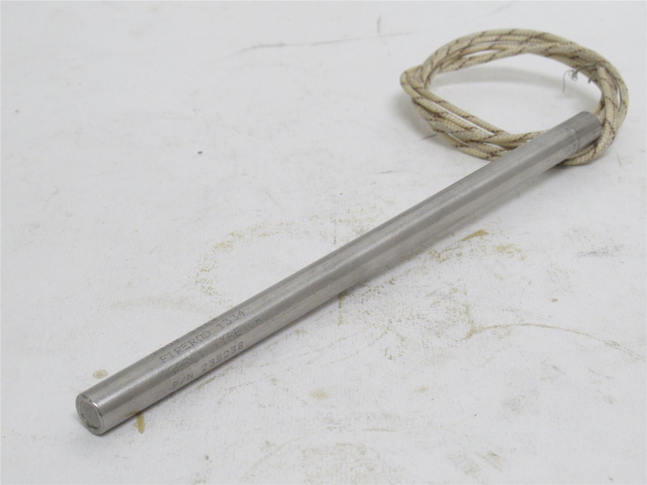 Firerod 1334; Cartridge Heater; 332W; 230V; 3/8"OD x 7" Long
