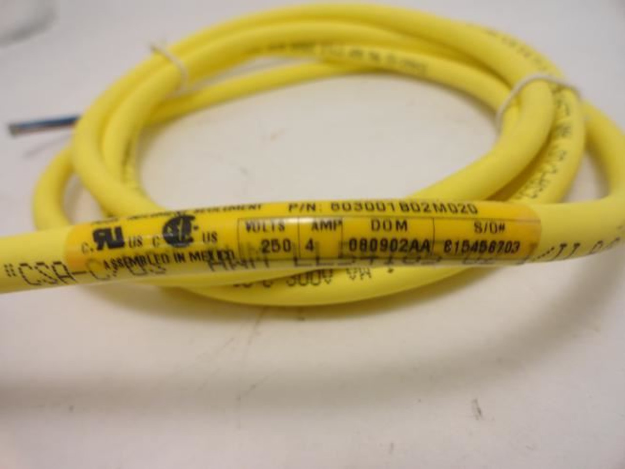 Woodhead 1200651471; Micro-Change Cord Set; 2M