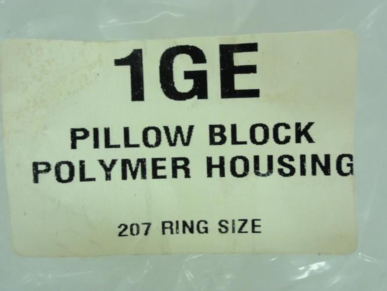 EDT 1GE; Polymer Pillow Block Housing; Ring Size: 207