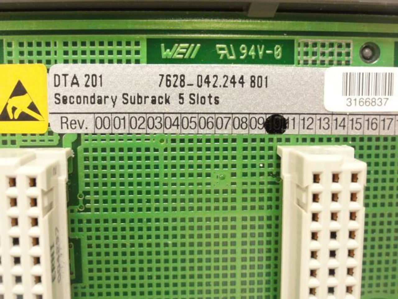 AEG DTA-201; Modicon Secondary Subrack 5-Slot Backplane
