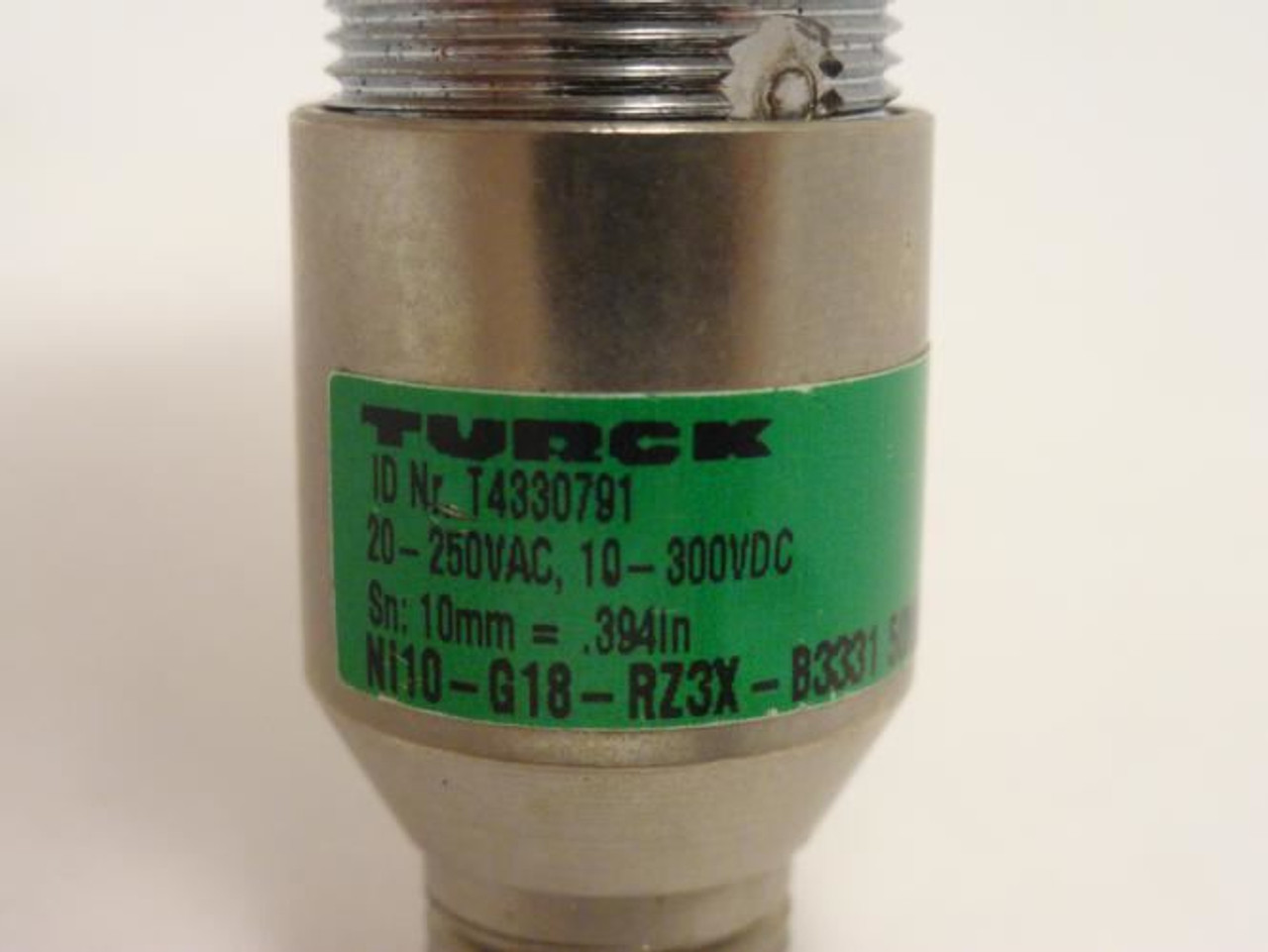 Turck N10-G18-RZ3X-B3331 50MM; Proximity Switch20-250VAC