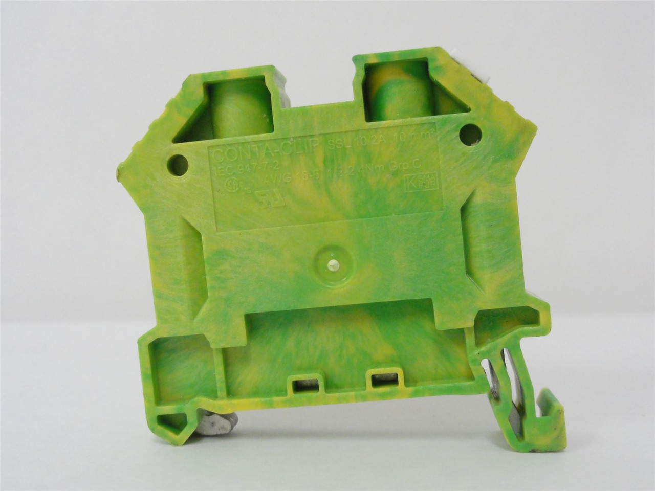 Conta-Clip SSL-10/2A; Terminal Block; IEC-7-2; AWG 18-6