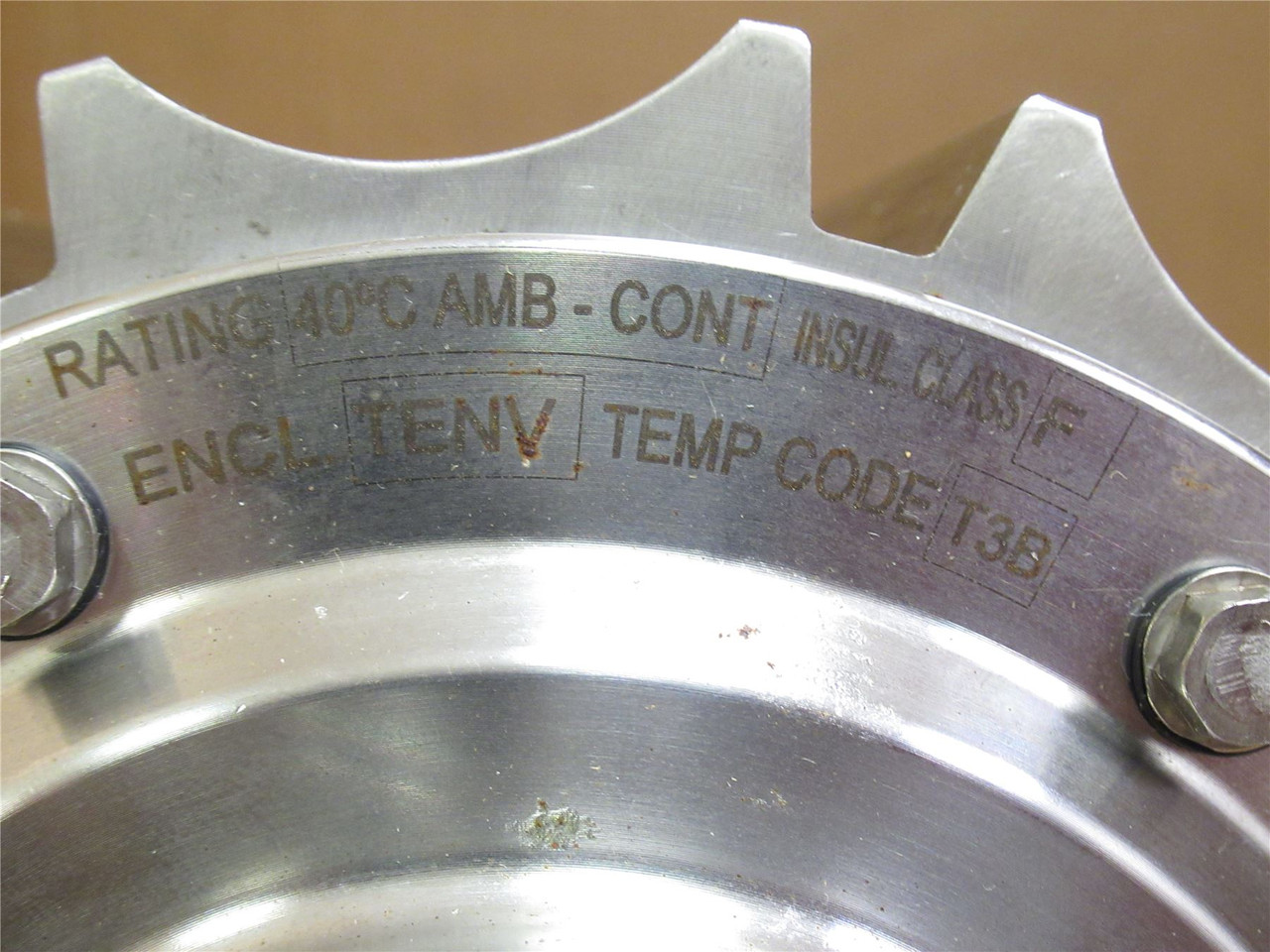 Van Der Graaf TM138A25-410NB-TBCW; DrumMotor  13"W 480V 41fpm