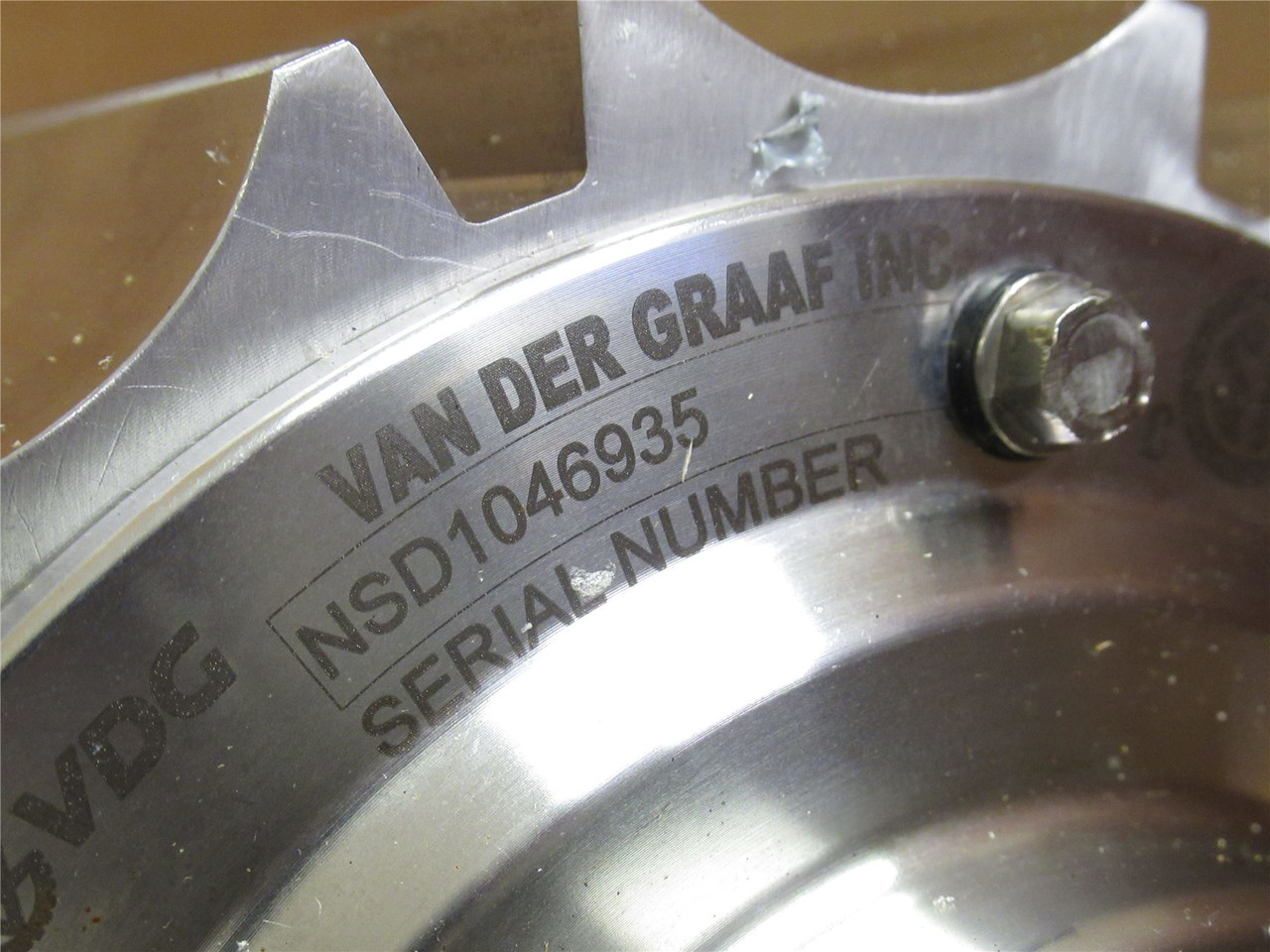 Van Der Graaf TM138A25-410NB-TBCW; DrumMotor  13"W 480V 41fpm
