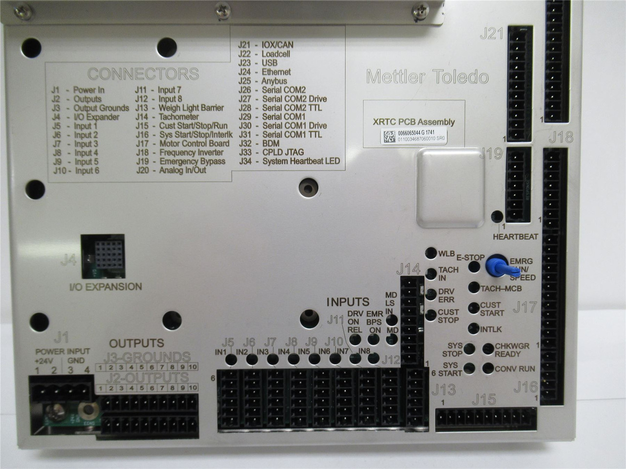 Mettler-Toledo XRTC ; Operator Interface Module 0066065044
