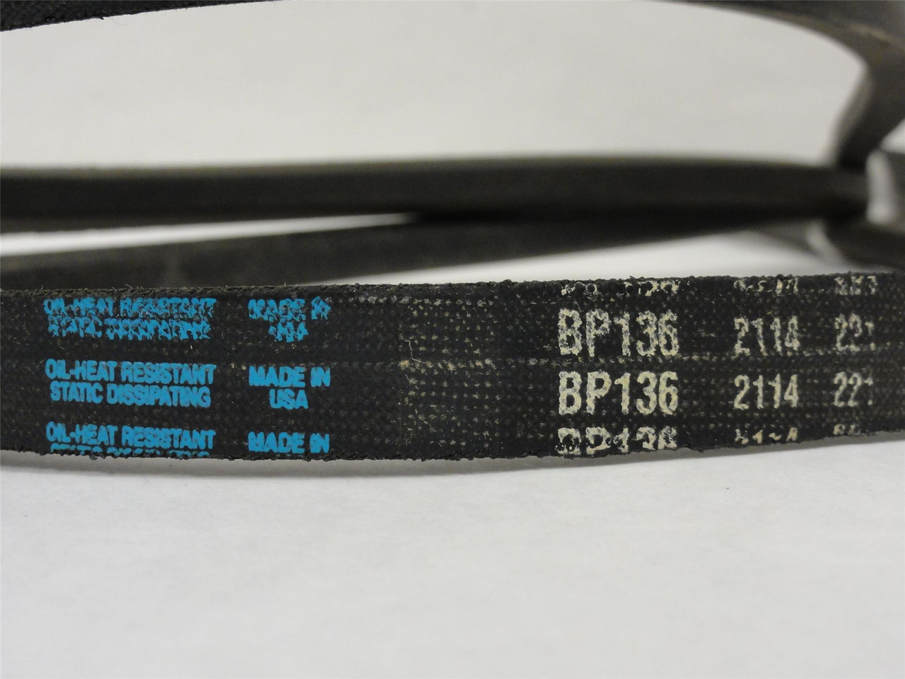 Carlisle BP136; V-Belt 0.656" Top Width; 139" Outside Length