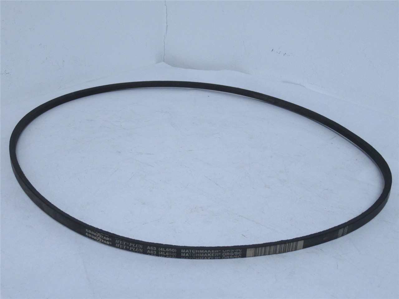 GoodYear A63 (4L650); HY-T PLUS; V-Belt; 65" OL; 1/2" Top W GoodYear A63 (4L650); HY-T PLUS; V-Belt; 65" OL; 1/2" Top W
