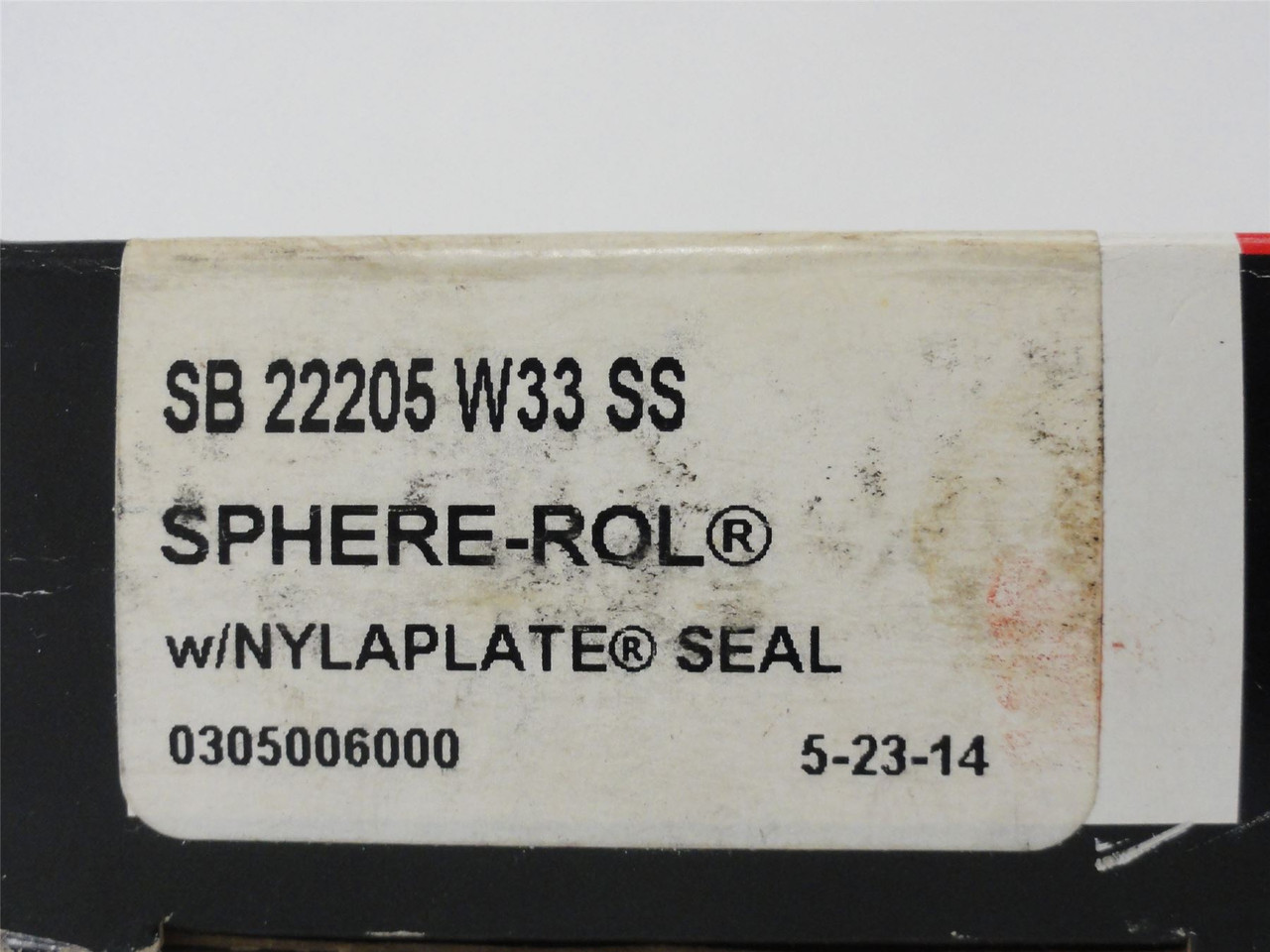 McGill SB 22205 W33 SS; Bearing; 20mm ID; 52mm OD; 18mm Width
