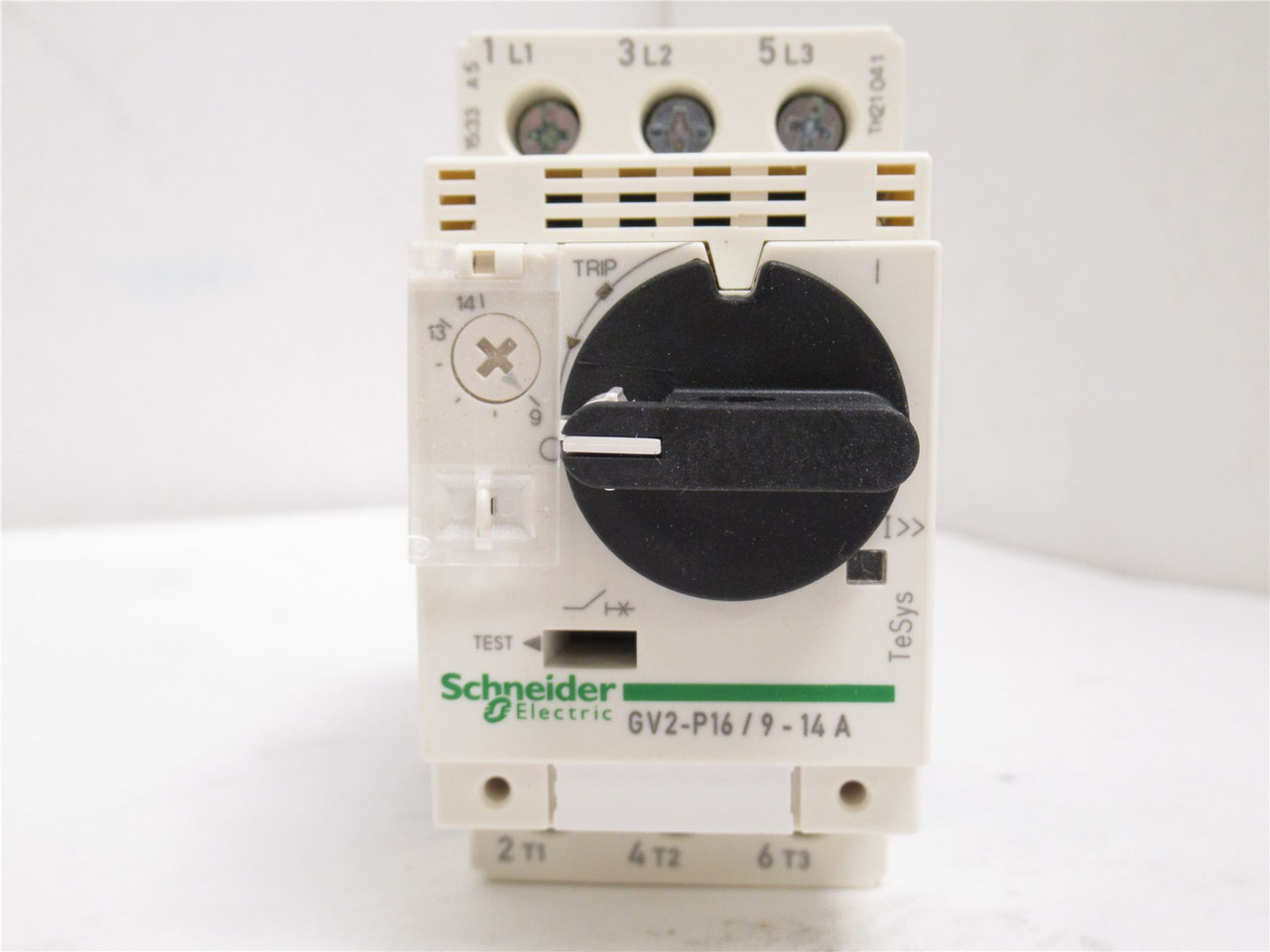 Schneider GV2P16; Manual Starter/Circuit Breaker 9-14A 600VAC
