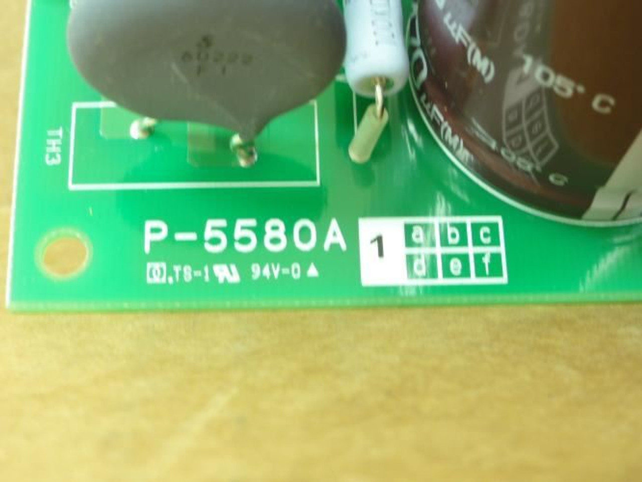 Ishida P-5580A, Capacitor Board
