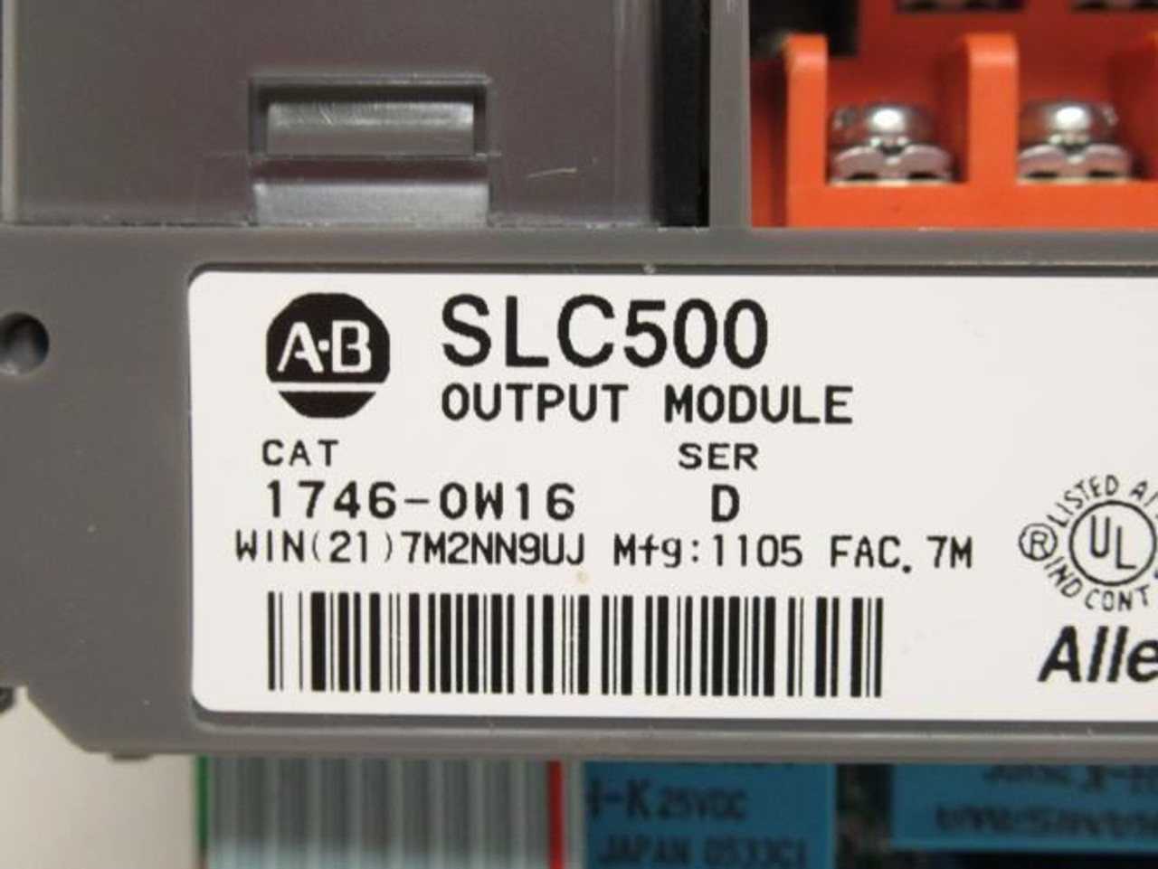 Allen-Bradley 1746-0W16, Output Module, 16 Channel