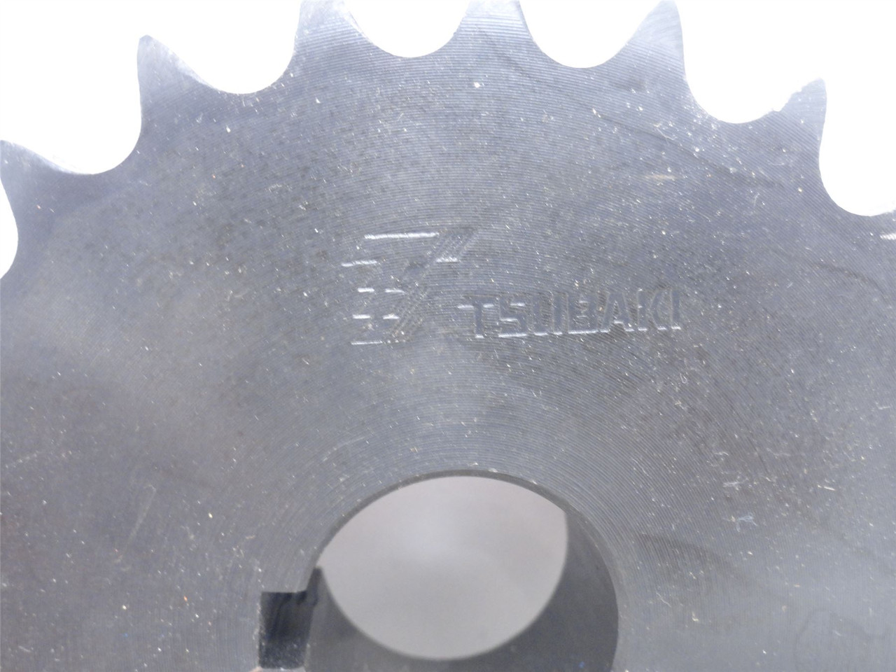 Tsubaki H40B24F-1; Hardened Sprocket #40; 24T; 1"ID